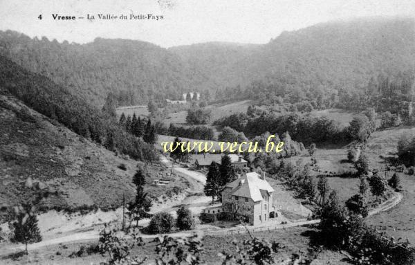 ancienne carte postale de Vresse-sur-Semois La Vallée du Petit-Fays