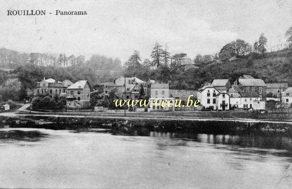 ancienne carte postale de Rouillon Panorama