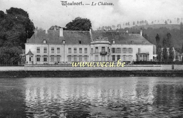 ancienne carte postale de Waulsort Le Château