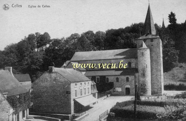 ancienne carte postale de Celles Eglise de Celles