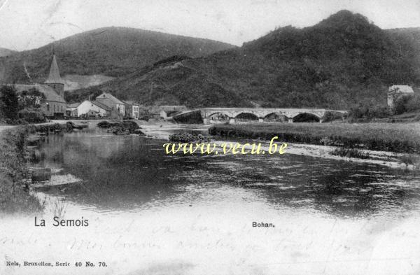 ancienne carte postale de Bohan La Semois