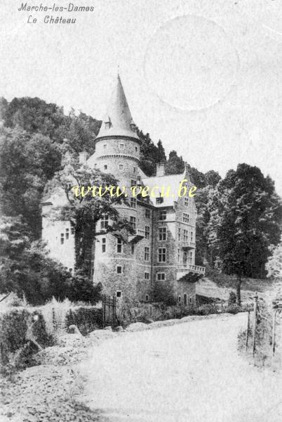 ancienne carte postale de Marche-les-Dames Le Château