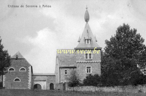 ancienne carte postale de Anhée Château de Senenne