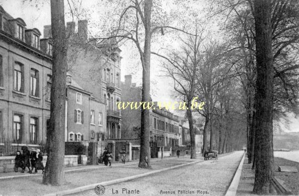 postkaart van Namen Avenue Félicien Rops