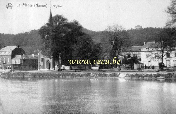ancienne carte postale de Namur L'église