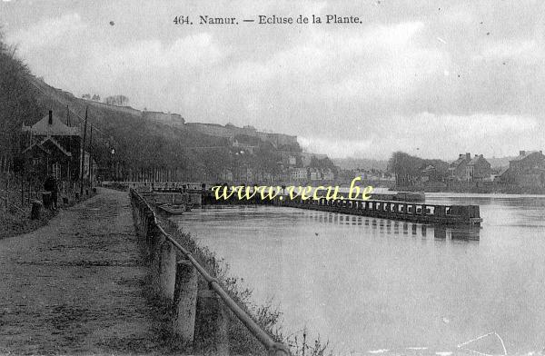 ancienne carte postale de Namur Ecluse de la Plante