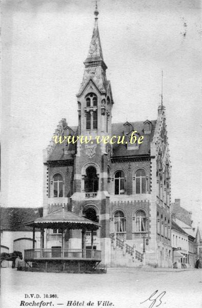 ancienne carte postale de Rochefort Hôtel de ville