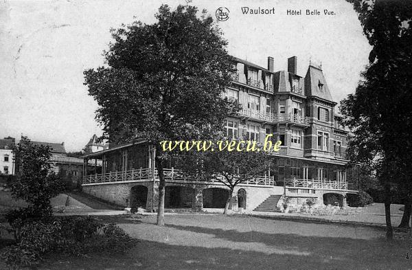 ancienne carte postale de Waulsort Hôtel Belle Vue
