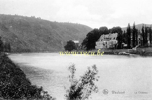 ancienne carte postale de Waulsort Le Château