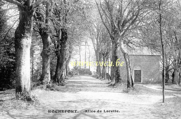 postkaart van Rochefort Allée de Lorette