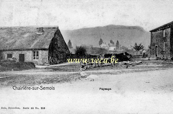 ancienne carte postale de Alle-sur-Semois Chairière sur Semois - Paysage