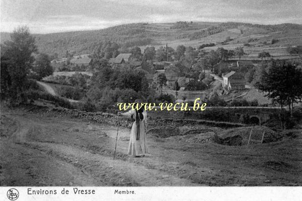 ancienne carte postale de Membre-sur-Semois Environs de Vresse - Membre