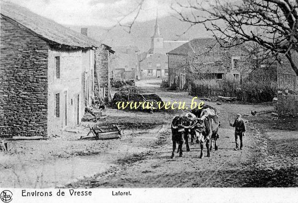 ancienne carte postale de Vresse-sur-Semois Laforêt