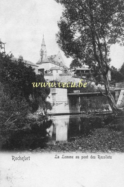 postkaart van Rochefort La Lomme au pont des Recollets
