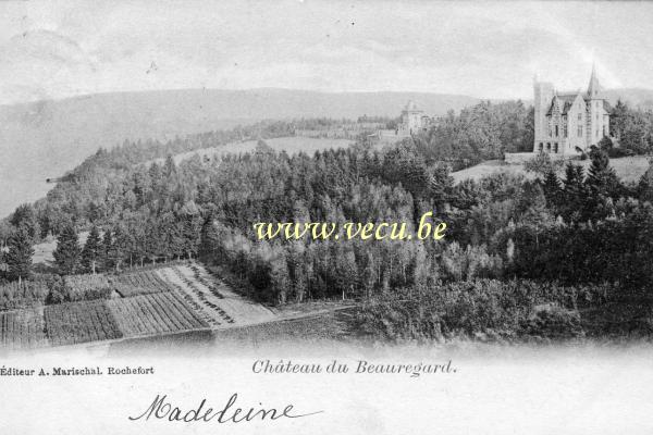 ancienne carte postale de Rochefort Château de Beauregard