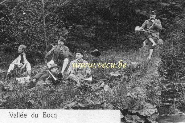 ancienne carte postale de Spontin Vallée du Bocq
