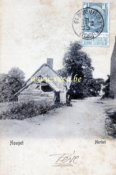 ancienne carte postale de Houyet Herhet