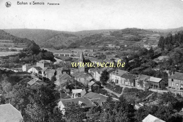 ancienne carte postale de Bohan Panorama