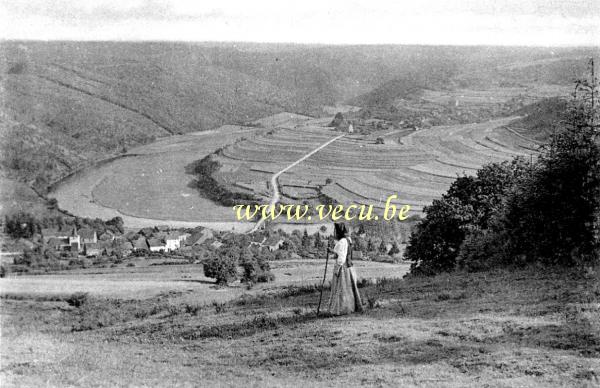 ancienne carte postale de Vresse-sur-Semois Vue du Nord