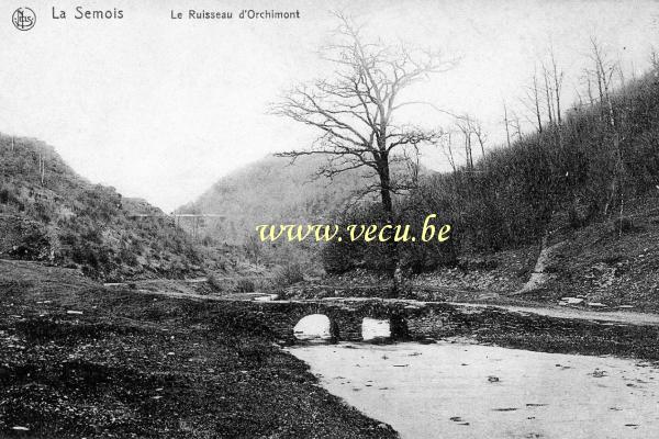 ancienne carte postale de Vresse-sur-Semois Le Ruisseau d'Orchimont