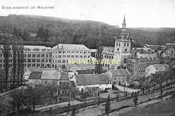 ancienne carte postale de Malonne Etablissement de Malonne