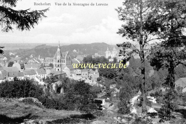 ancienne carte postale de Rochefort Vue de la montagne de  Lorette