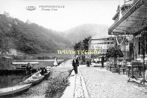 postkaart van Profondeville Passage d'eau