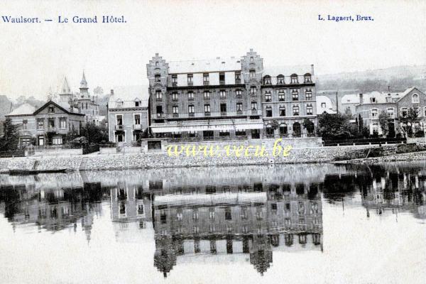 ancienne carte postale de Waulsort Le Grand Hôtel