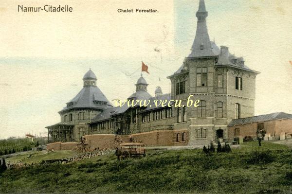 ancienne carte postale de Namur Châlet forestier