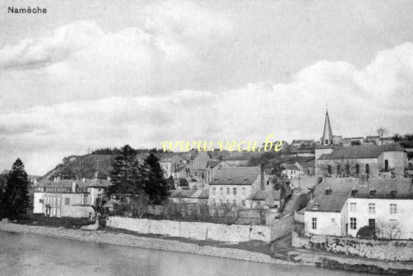 ancienne carte postale de Namêche Vue générale