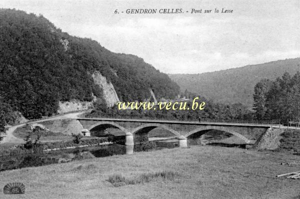 postkaart van Celles&nbsp;Gendron Celles - Pont sur la Lesse