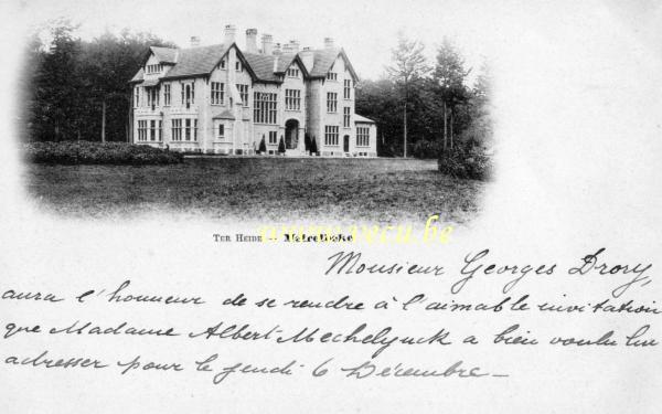 ancienne carte postale de Merelbeke Ter Heide