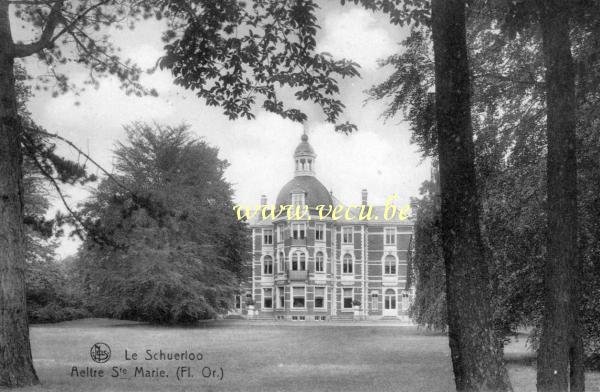 ancienne carte postale de Aeltre-Sainte-Marie Le Schuerloo