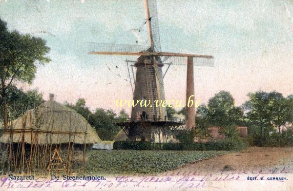 ancienne carte postale de Nazareth De Steenmolen