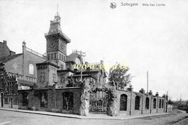 ancienne carte postale de Zottegem Villa Van Lierde