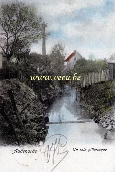 postkaart van Oudenaarde Un coin pittoresque