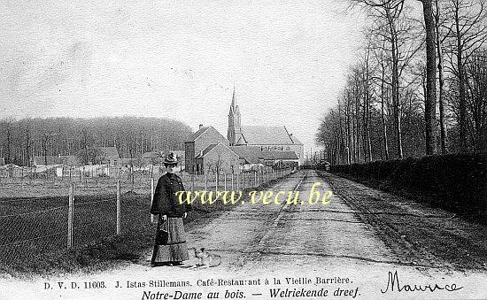 Cpa de Overijse Notre-Dame au bois Welriekende dreef