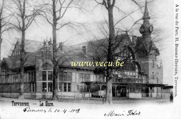 postkaart van Tervuren Het station