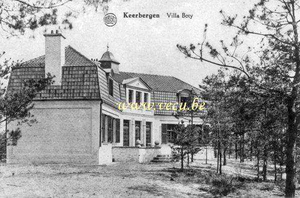 ancienne carte postale de Keerbergen Villa Boty