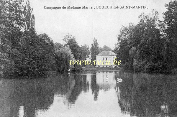 postkaart van Dilbeek Sint-Martens-Bodegem - campagne de Madame Marlier