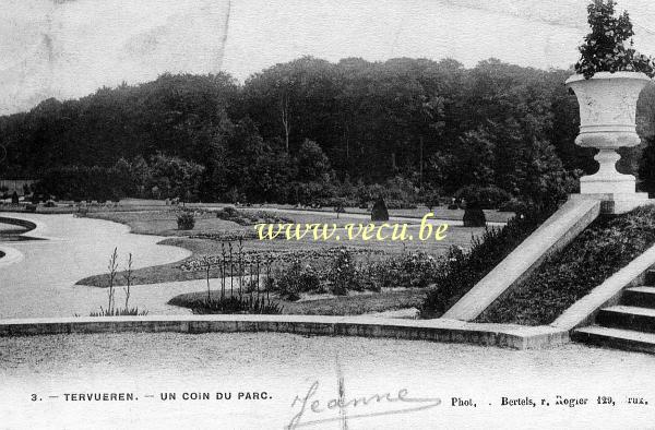 postkaart van Tervuren Un coin du parc