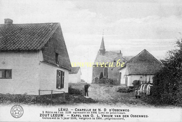 Cpa de Léau Chapelle N.D. d'Ossenweg