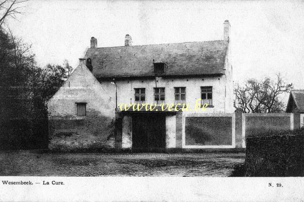 ancienne carte postale de Wezembeek-Oppem La Cure