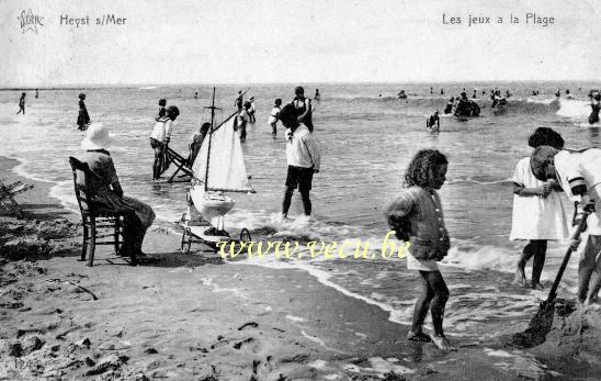 Cpa de Heyst Les jeux à la plage