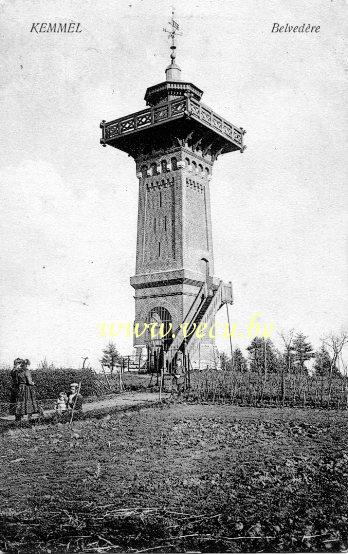 ancienne carte postale de Kemmel Belvedère