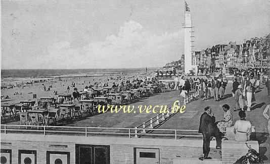 ancienne carte postale de Le Zoute La Digue