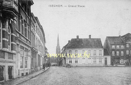 ancienne carte postale de Izegem Iseghem - Grand'Place