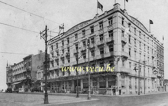 ancienne carte postale de Knokke Continental Hôtel