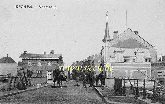 ancienne carte postale de Izegem Vaartbrug