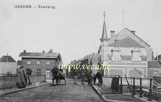 postkaart van Izegem Iseghem - Vaartbrug